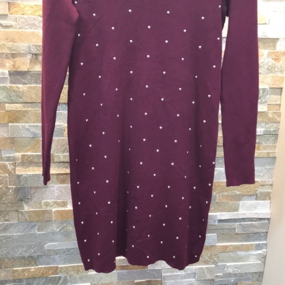 Derek Heart Trendy PlusSize Studded Sweater Dress - Picture 4 of 5